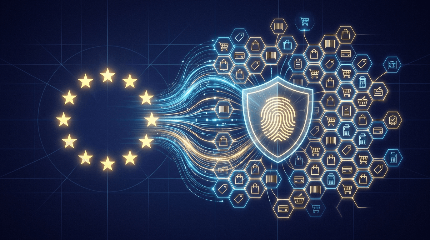 EU regulatory framework overlaying AI agent interactions in a commerce environment